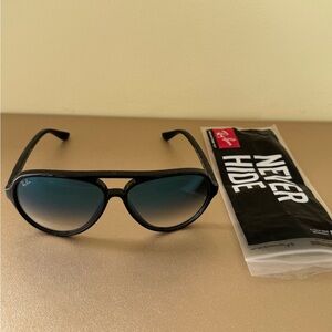 New Ray-Ban CAT5000 RB4125 59mm Sunglasses Blue Gradient Lens